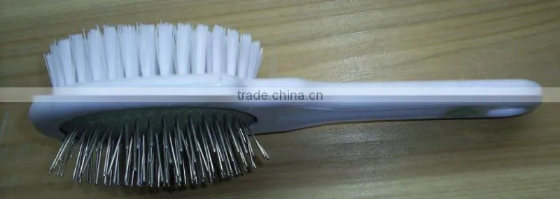 wooden handle dog brush