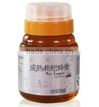 100% nature loquat pure honey in bulk or bottle packaging