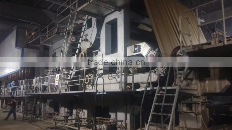 5T high speed waste paper recycling kraft paper produce line