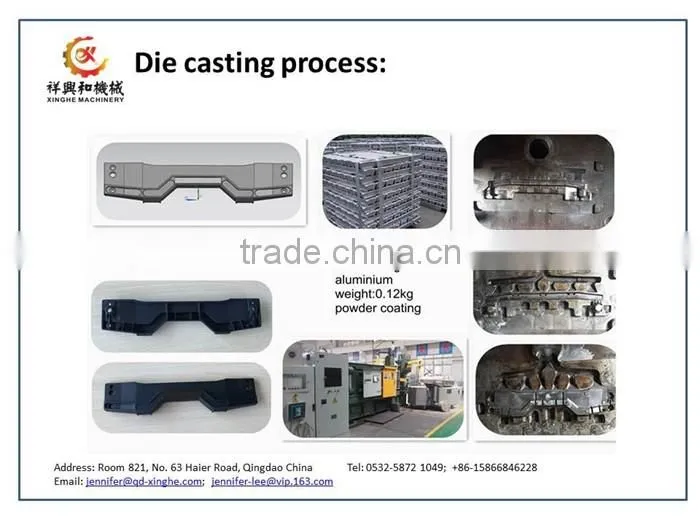 Machinery spare parts a 356 aluminum die casting with anodizing parts