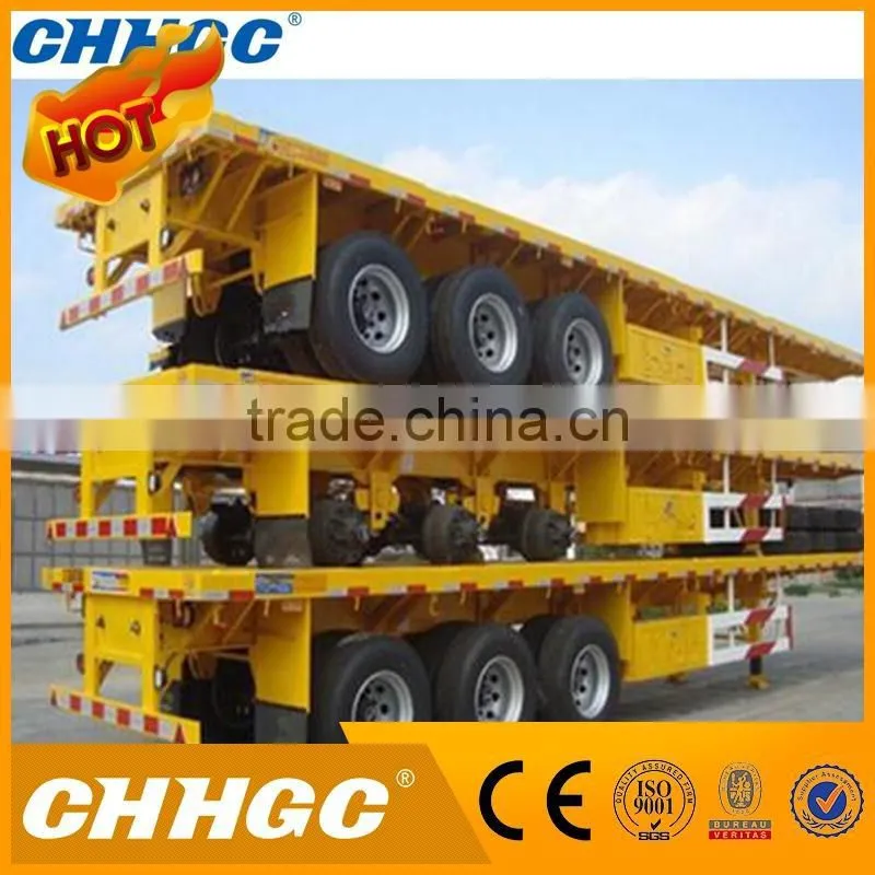 Best selling 40ft heavy flatbed semi trailer made in China