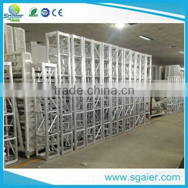 2017 cheap price 400 x 600mm bolt truss , square truss for car show booth