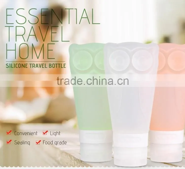Double sucker night owl travel size refillable container