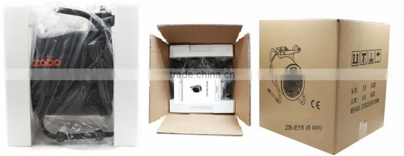 Indoor heating with professional air flow electric heater