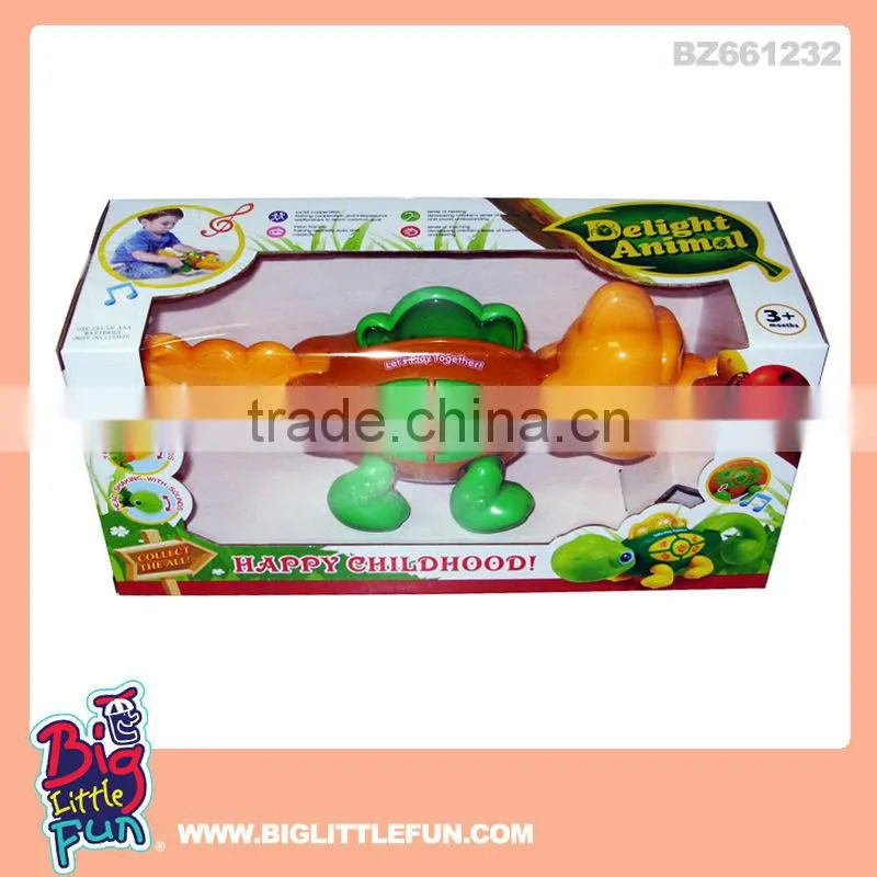 Battery operated car toys farm tractor toy with music and light