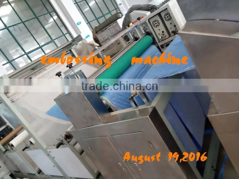 Ultrasonic embossing machine