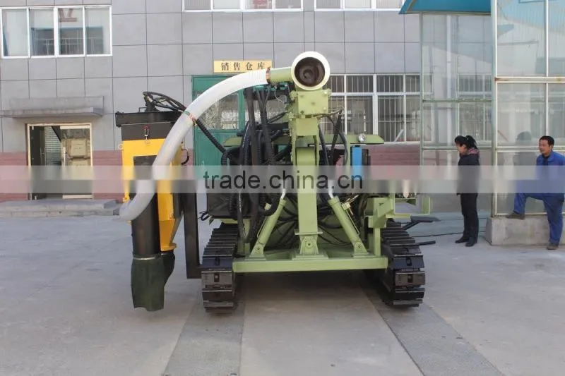 hydraulic mining drilling rig with dust collector