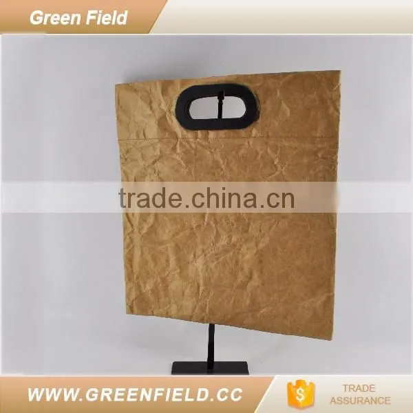 Green Field tyvek paper foldable shopping bag clutch bag 2017
