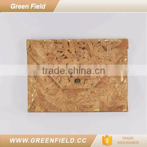 recycled cork portugal file folder with metallic fleck handmade file decoration