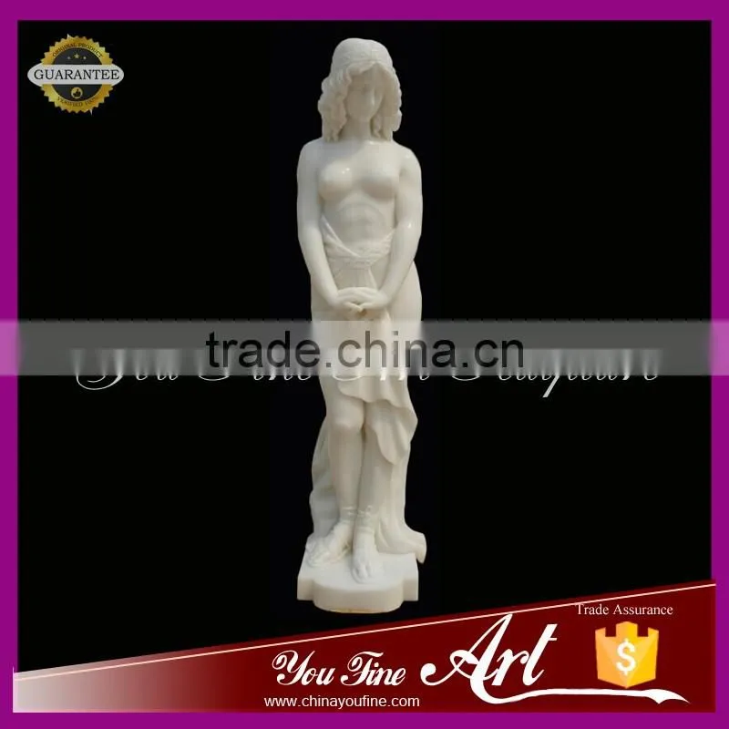beautiful graceful marble female statue