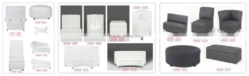 For event hall half moon curved sofa