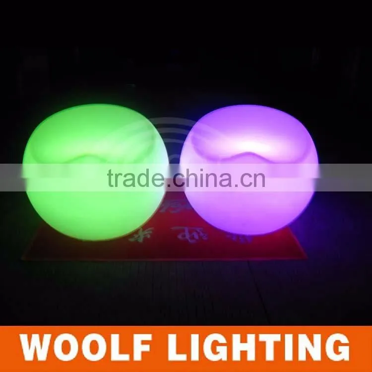 Colourful Decorative Outdoor Practical LED Flashing Garden Chair