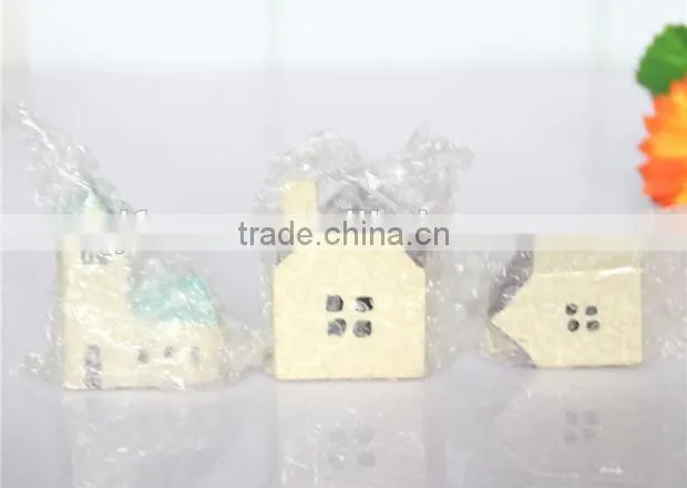 Zakka grocery Aegean Sea small decorative house micro landscape accessories resin ornaments background props