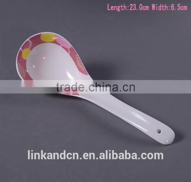 SP1521 Haonai Chinese ceramic spoon, ceramic soup spoon