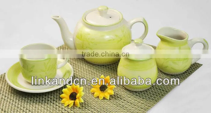 KC-00764 hand painted and high quality ceramic tea sets