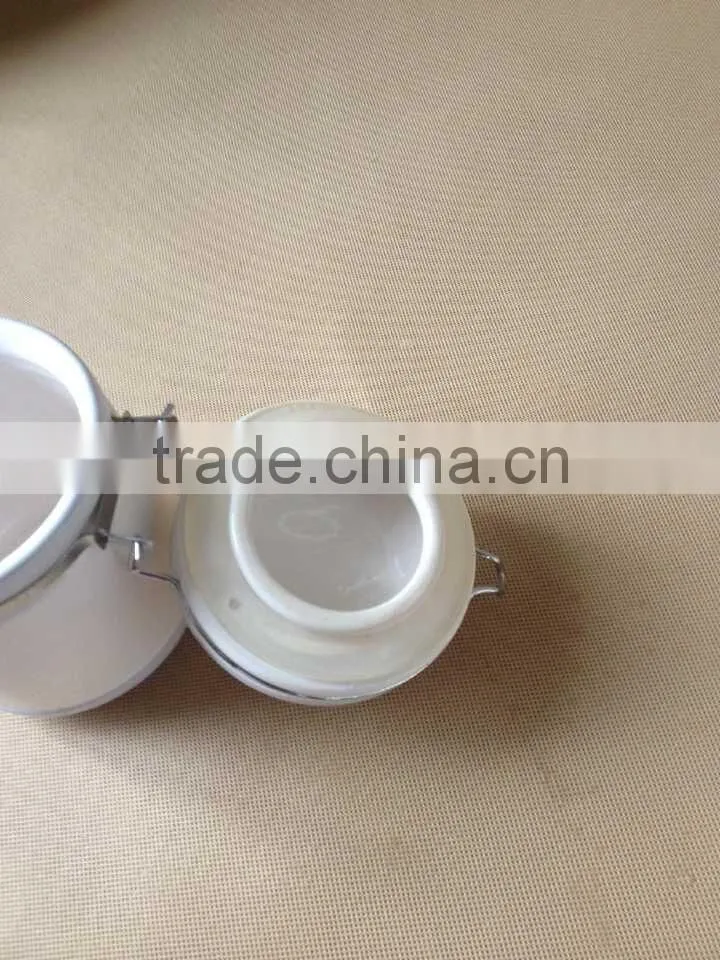hot sale 500ml high quality porcelain ceramic kitchen canisters/ceramic container/ceramic storage containers