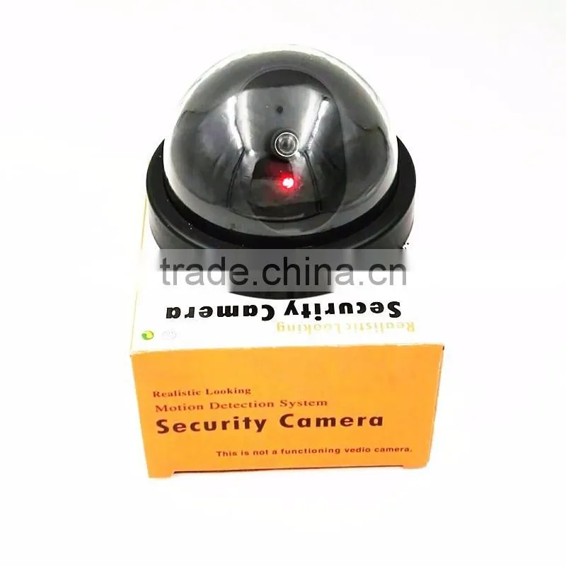 Cheap Wholesale Dummy Fake Realistic Looking Motion Sensor Detection System Securuty Camera With LED Flashing Red Light