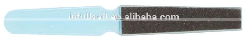 Sandpaper foot file with plastic handle,pedicure foot file,smoother foot file