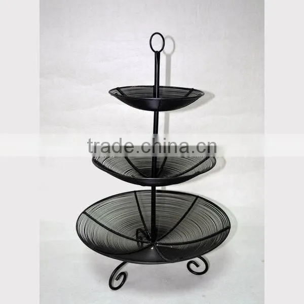 Metal wire fruit basket