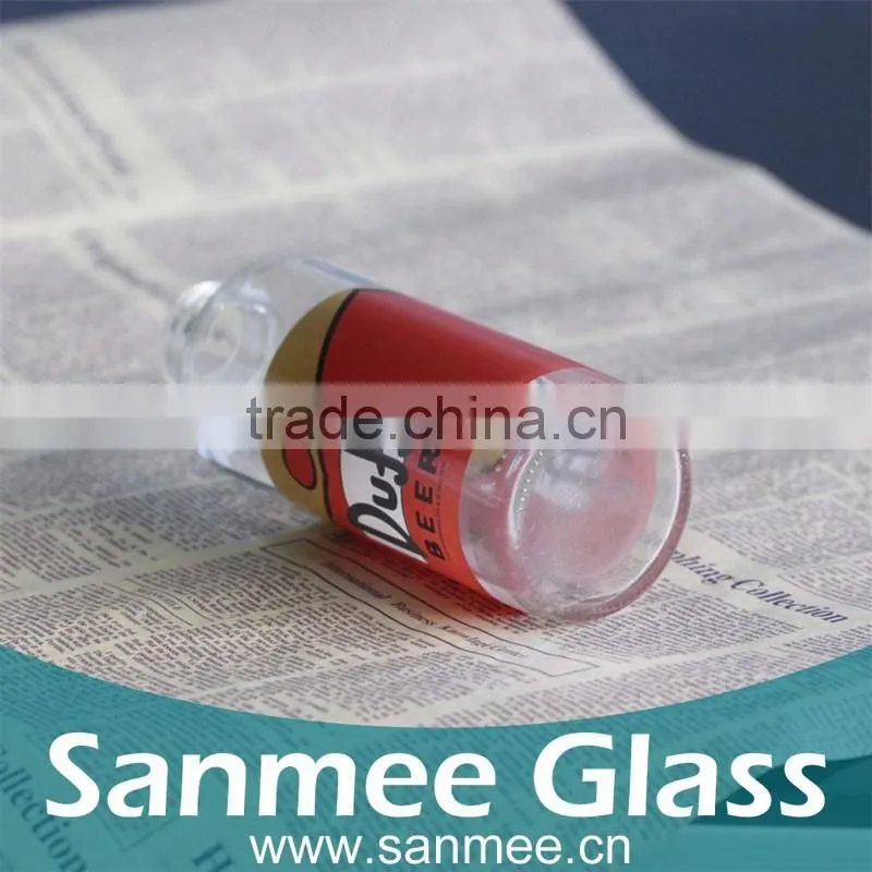 Manufacture Printed Glass Bottle Wholesale Beer Glass Bottle