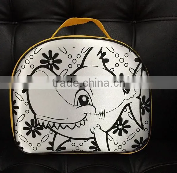 Animation style DIY schoolbag graffiti bag children Hand bag