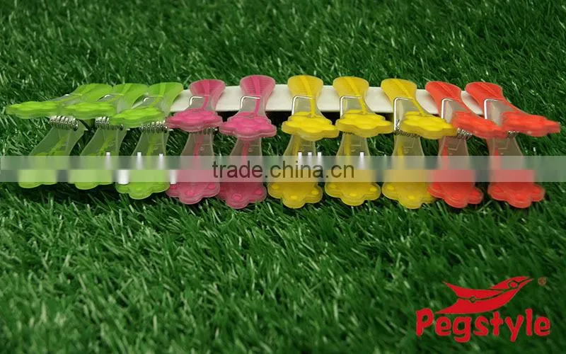 high quality Bi-material plastic spring clip
