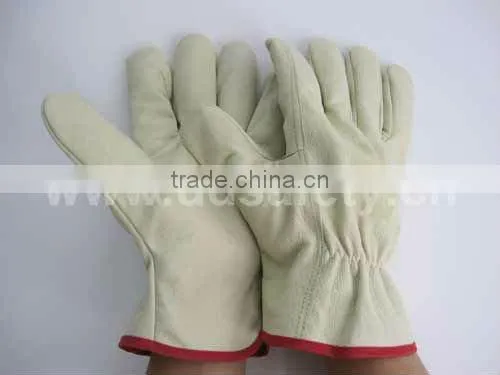 DDSAFETY Cheap Pig Grain Leather Glove Driver Gloves