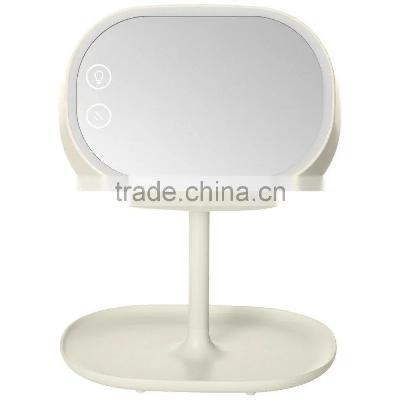 Lighted Makeup Vanity Mirror with Table Lamp for Bedroom Home Decor