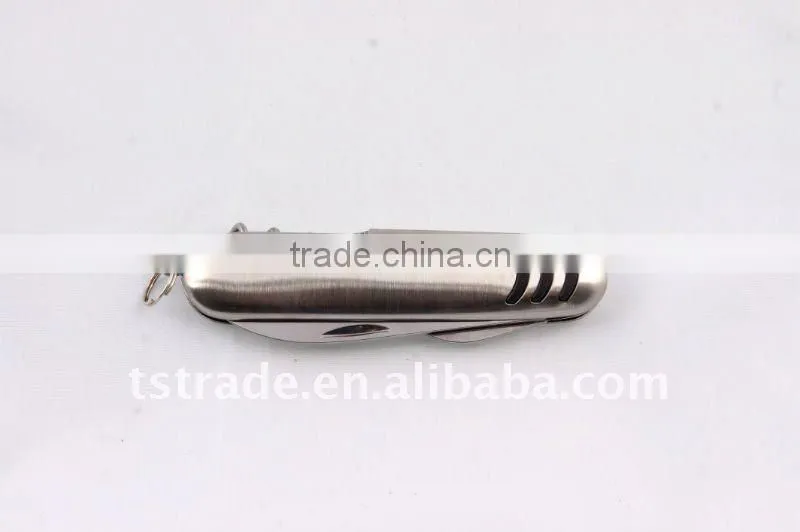 2014 Promotion mini multi function pocket LED gift tool knife K5005SG3-1