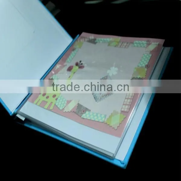 Wholersale 8x8 photo album, latest lovely baby recording photo albums