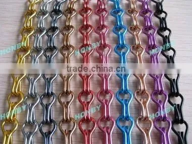 Anodizing Aluminum Decorative Link Chain(assorted colour)