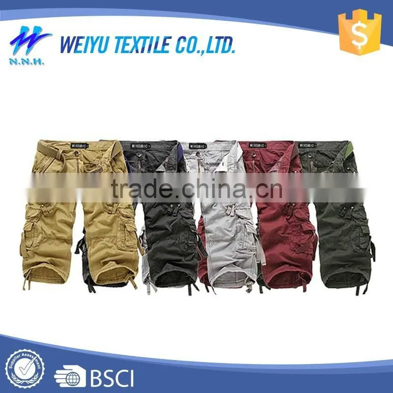 Custom made adults ankle tied mens cargo shorts pants