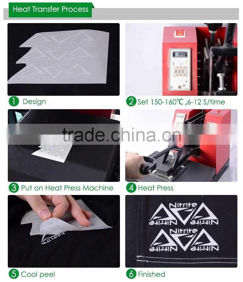 QingYi fabric heat transfer stickers with reflective effect
