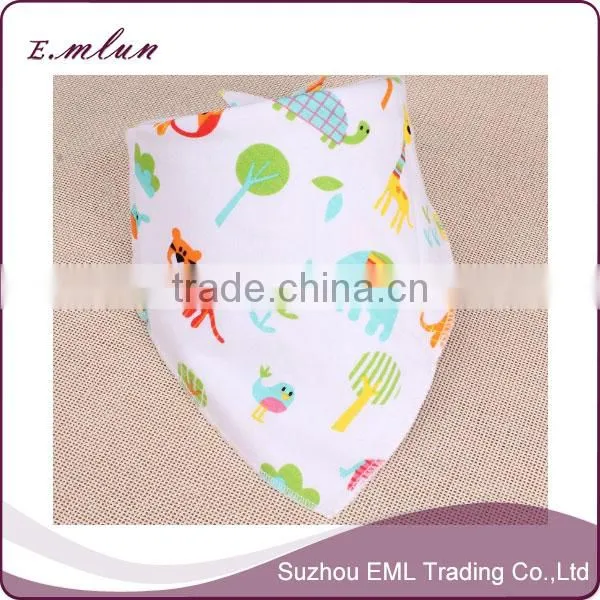 Triangle organic cotton baby bandana &bibs