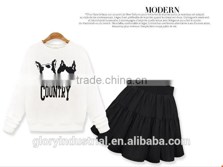Crew neck all over print custom hoodies