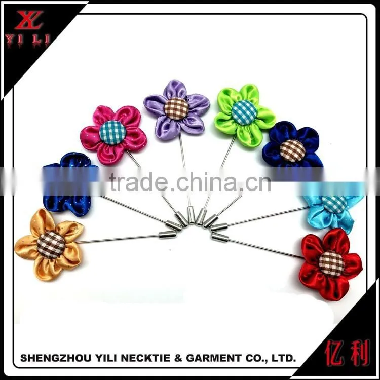 Men's Lapel Flower Handmade Boutonniere Pin for Suit