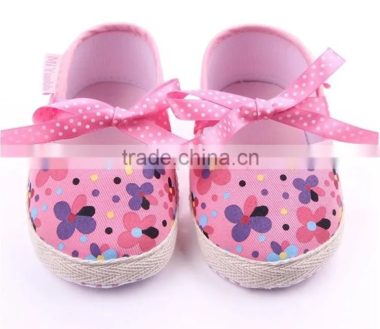 Outdoor antiskid baby girls prewalker shoes