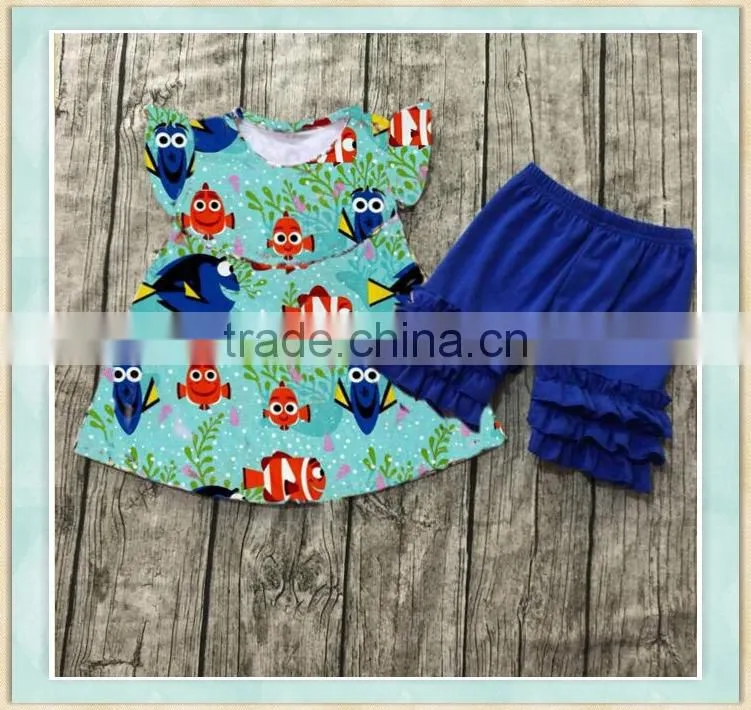 Girls clothing sets summer cute cartoon mouse pattern baby clothes romper
