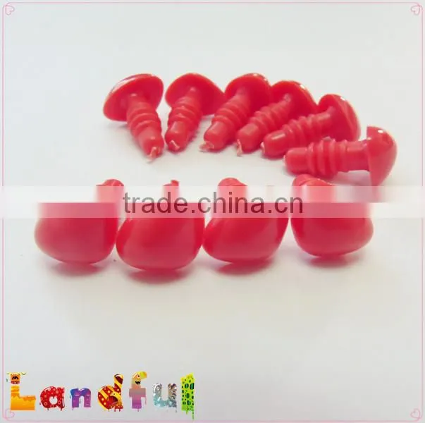 12mm Plastic Red Nose Craft Triangle Nose Bear Dog Cat Bonny Nose