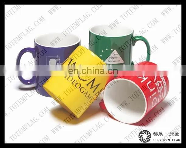 Factory wholesale logo printed ceramic mug