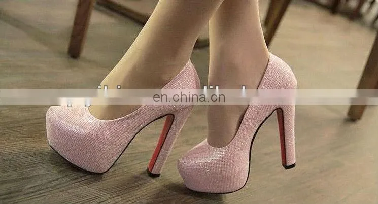 The fashion OL Sexy crude with a heavy-bottomed shoes