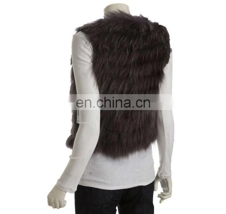 Raccoon Dog And Rabbit Knitted Vest