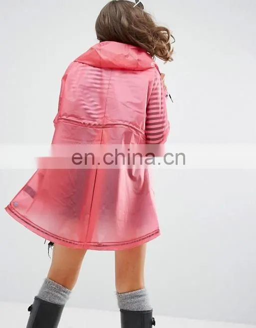 2017 Classic blank office lady elegant long waterproof jackets women coats