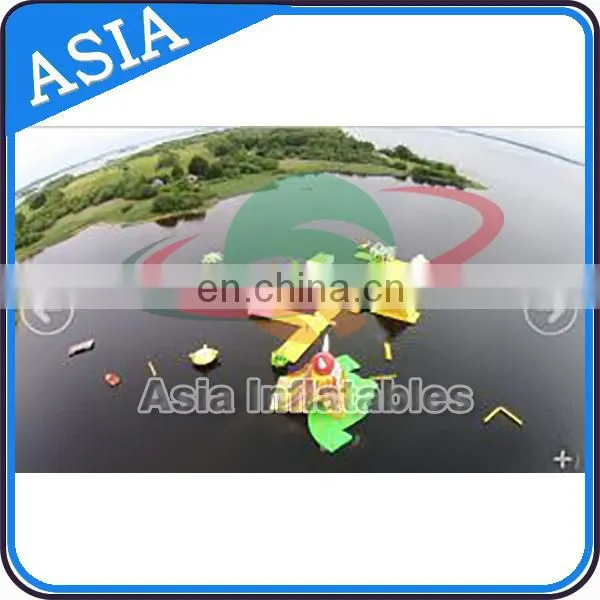 On sea aquapark inflatable water park , water amusement park playground