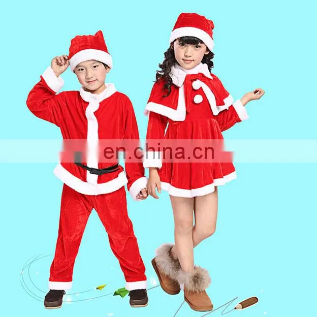 2017 Long Sleeve kids christmas party dresses, kids christmas fancy dress for boy