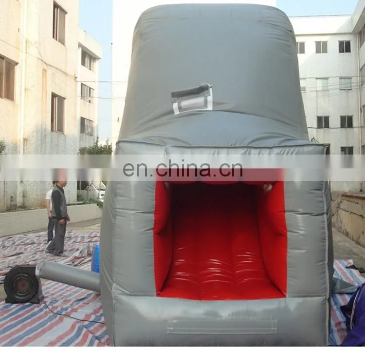 Commerical great white shark inflatable water slide for kids