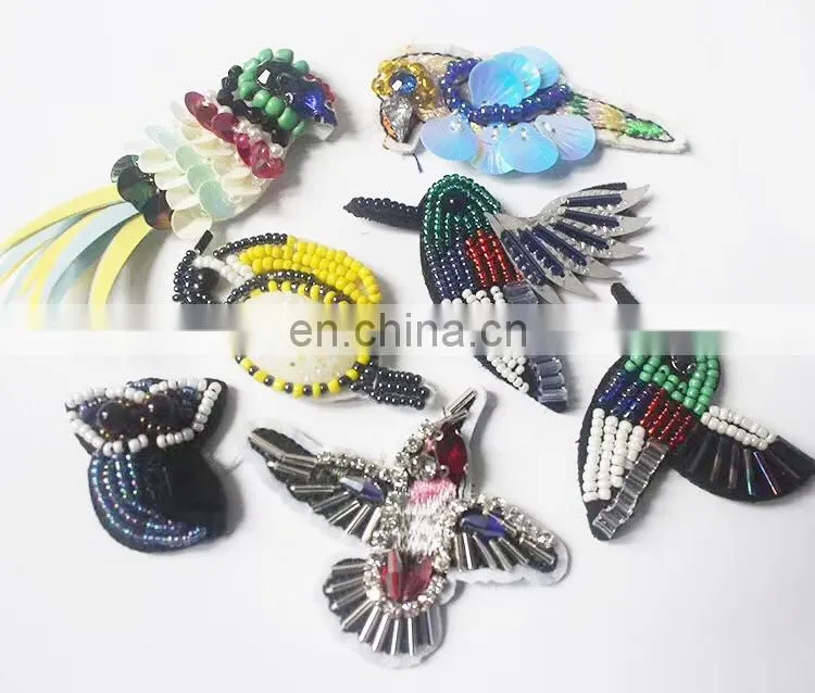 fruit Patches Beaded Handmade Applique
