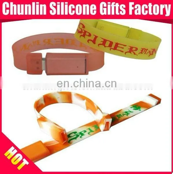 silicone USB bracelets