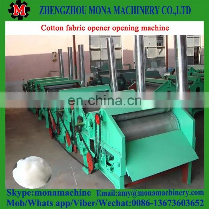 High output scutcher cotton opener fabric woolen opening machine for sale