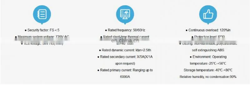 Acrel AKH-0.66 30I current transformer low voltage measuring device current ratio 100/1A